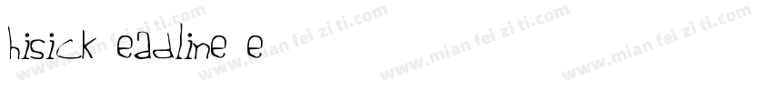 Chiswick Headline Se字体转换